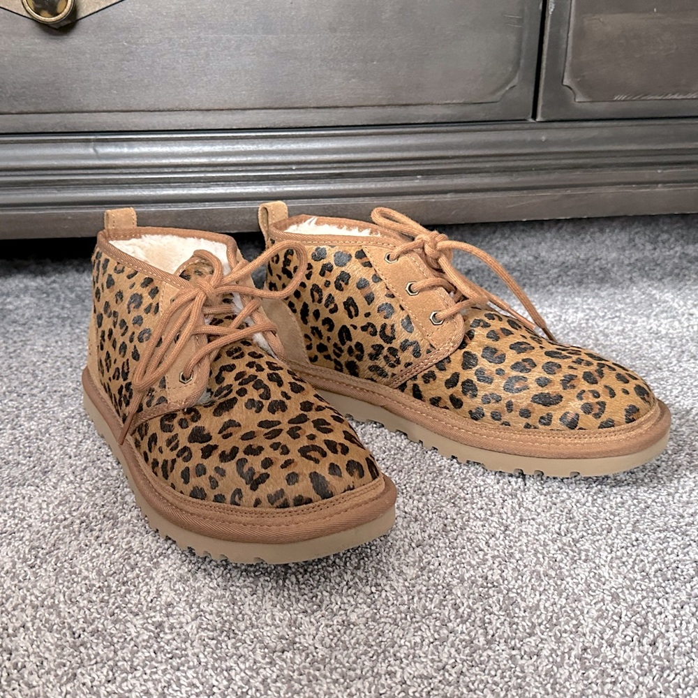 UGG Women’s Natural Neumel Leopard Boot